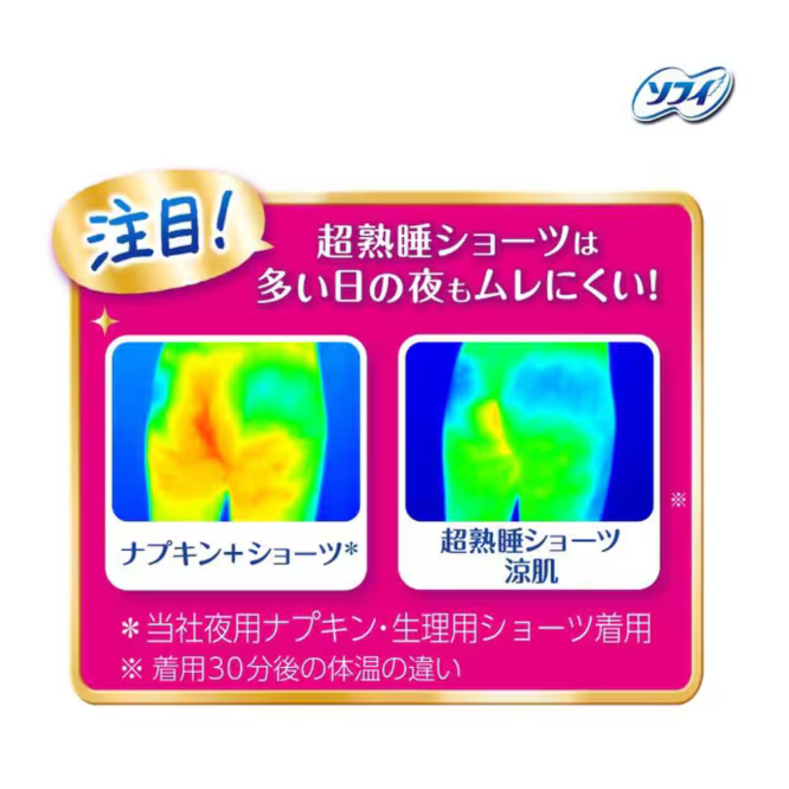 Amazon | ソ フ ィ 超熟睡ショーツ 涼肌 M-L 生理用ナプキン 夜用 (5コ