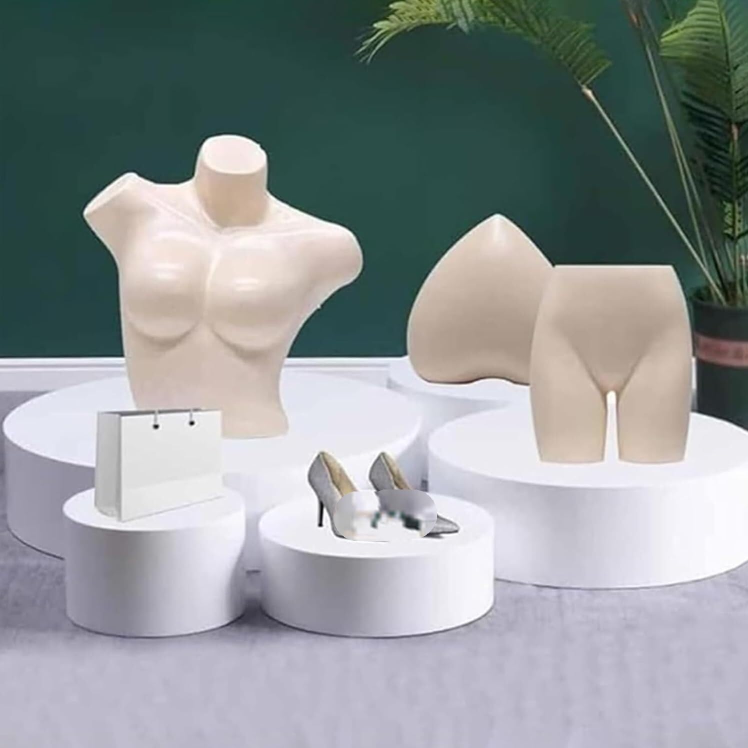 Runder Präsentationsständer for Schaufensterpuppen, Sockel, 1 Packung(50x15cm)