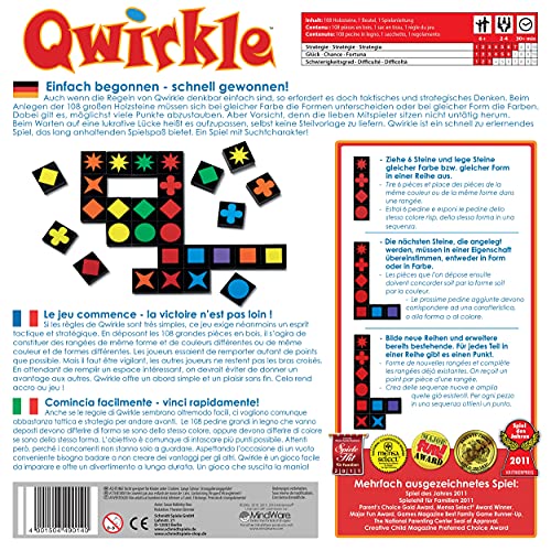 Schmidt Spiele- Jeu de Famille Qwirkle, 6 ans to 99 ans,49014 – Image 3