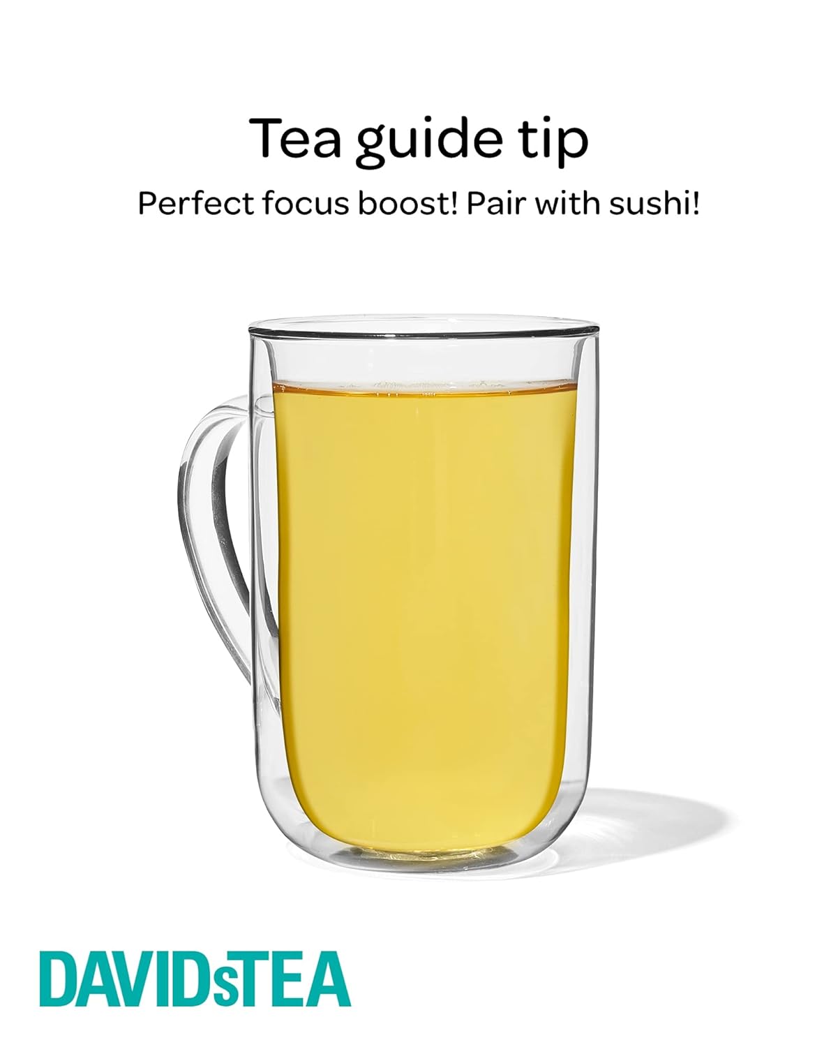 DAVIDsTEA Organic Japanese Sencha Sachets Tea Bags, Premium Green Tea in 65 Sachet Tea Bags, 97.5 g / 3.43 oz