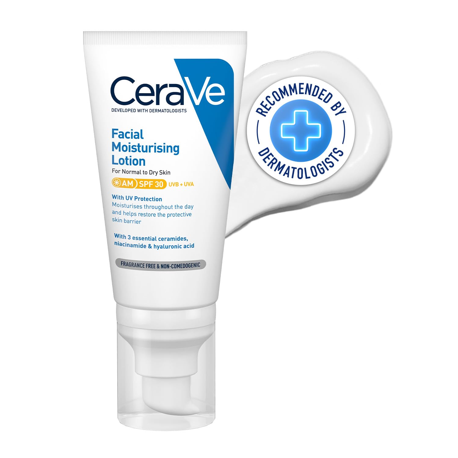 CeraVe AM Facial Moisturizing Lotion For Normal to Dry Skin (52ml) - Broad Spectrum SPF 30 Sunscreen | Non-Comedogenic, Paraben-Free And Fragrance-Free Lotion-image-45