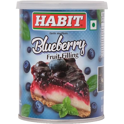 HABIT Blueberry Fruit Filling 610g Smooth & Semi Thick Textu