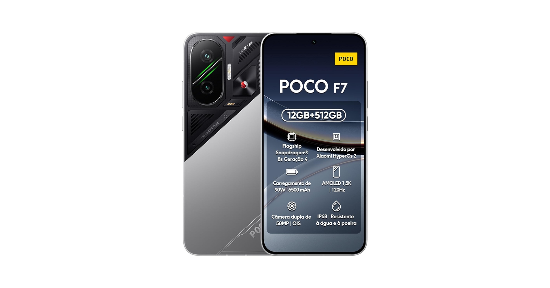 Xiaomi POCO F7　12GB+256GB Xiaomi POCO F7 Ultra 5G 12GB+256GB - Dual SIM - UK Version - BRAND