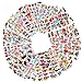HOWAF 48 Feuilles Plus de 1000 Novelty Autocollants 3D pour Enfant, Fille et Garçon Gommettes Stickers Enfant, Lettres, numéros, Dinosaures, Voitures et Plus