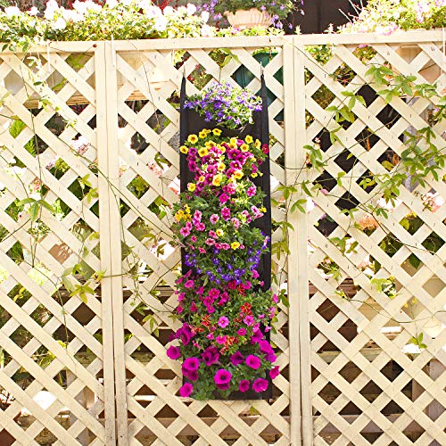 Tuinplant Pot Muurhangende Plantzakken Tuin Verticale Plantenbak Multi Pocket Voor Aan De Muur Gemonteerd Tuinieren Bloem Groeiende Potten