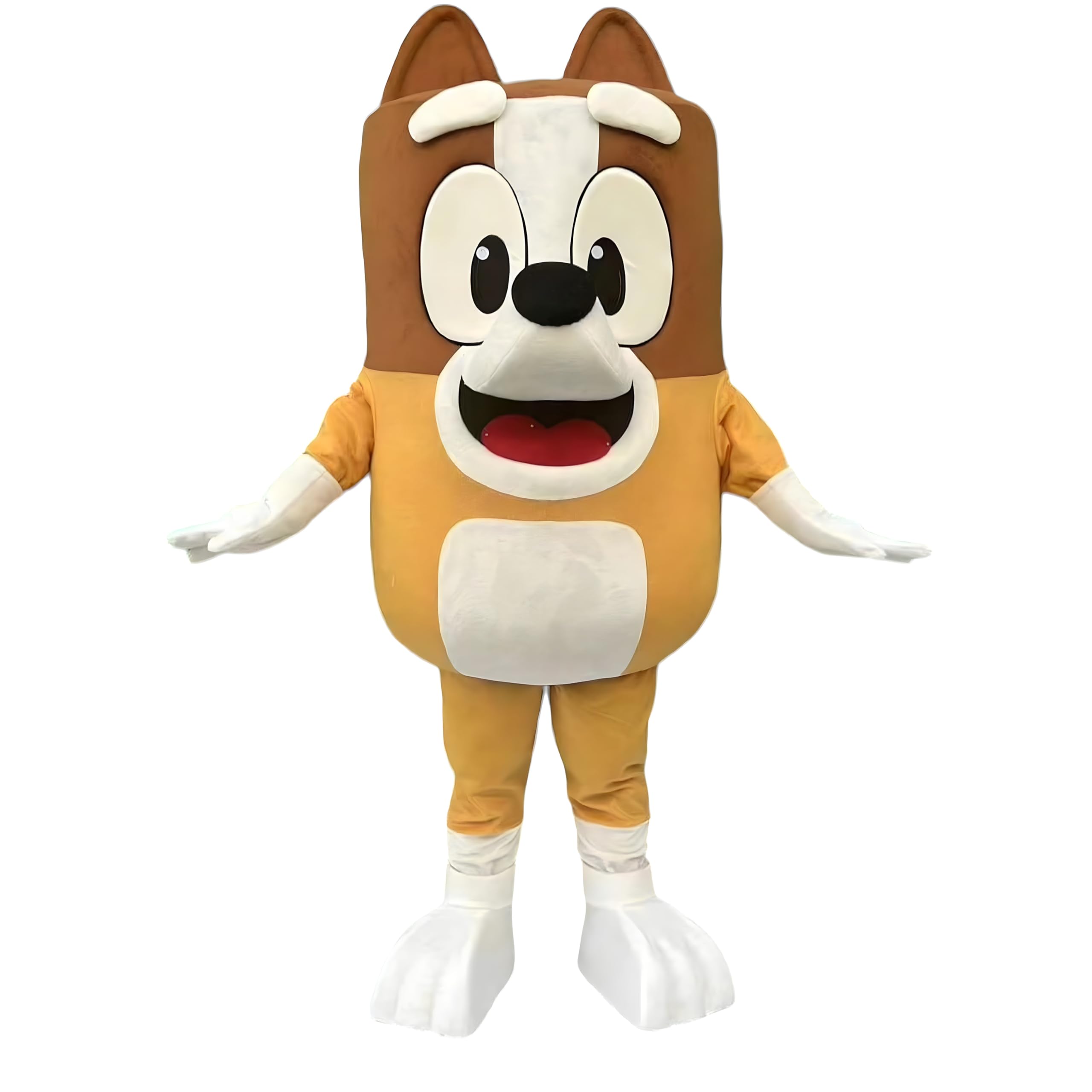 New !! Blue Dog, Yellow Mascot Costume, Blue heeler Mascot costume, Fancy Dress Halloween Cosplay, Costume for adults