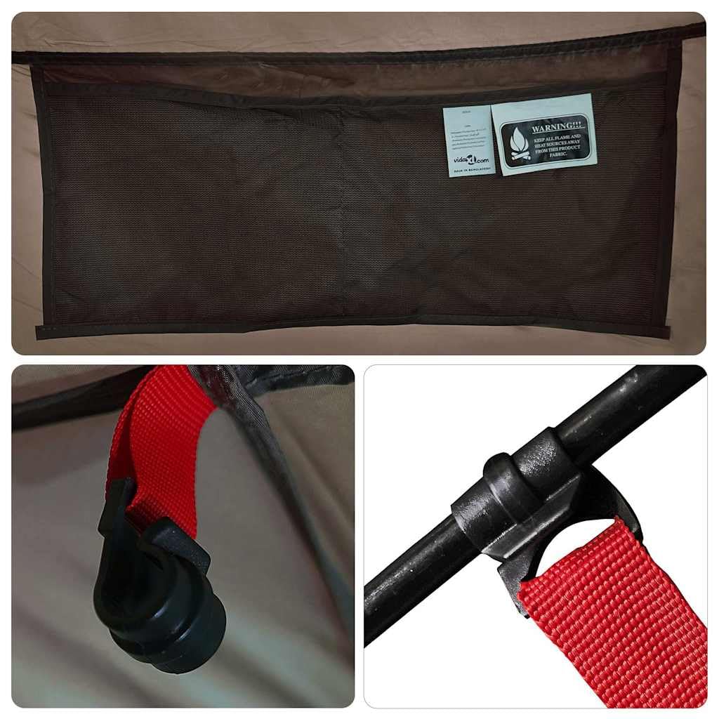 Braun Duschzelt wasserdicht aus 185T Polyester mit PU Beschichtung, x x, tragbar und leicht, für Camping, Strand, Trekking, Festival und Outdoor Einsatz