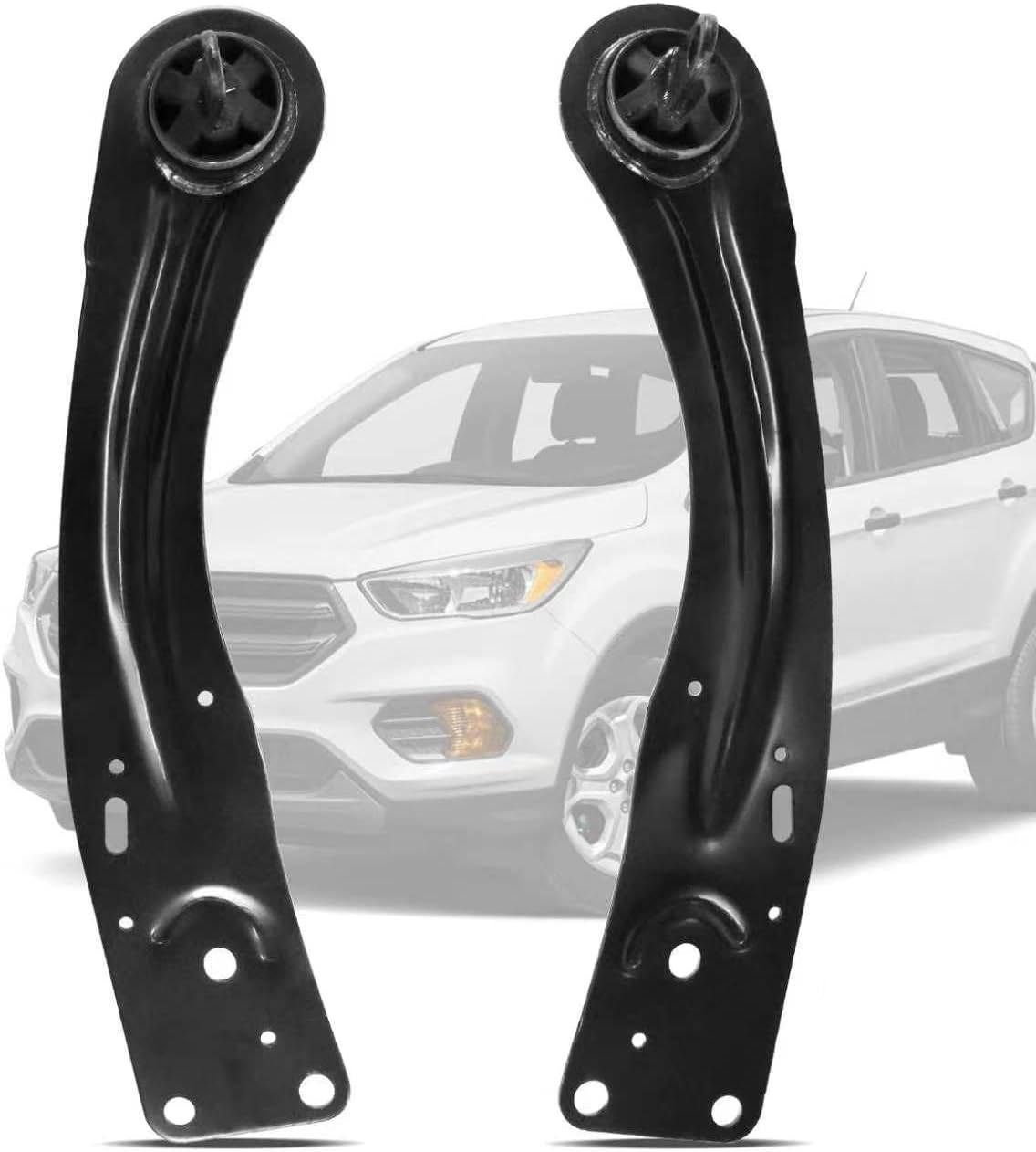 CV6Z5808A CV6Z5808B Rear Left and Right Trailing Control Arms and Bushing Both Sides With Bushing Compatible with Ford Escape 2013-2019 Replaces 528-041 527-998 Rear Driver and Passenger Side
