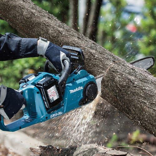 Makita DUC353RF2 Kettensäge 36 V => 2 x 18 V Li-Ion 35 cm