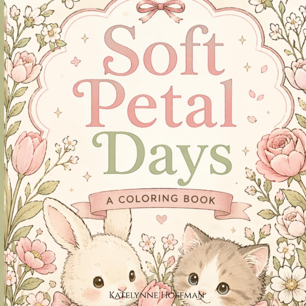 Soft Petal Days - Relaxing Hours Of Floral Fun: Pages Of Beautiful Designs For All Ages