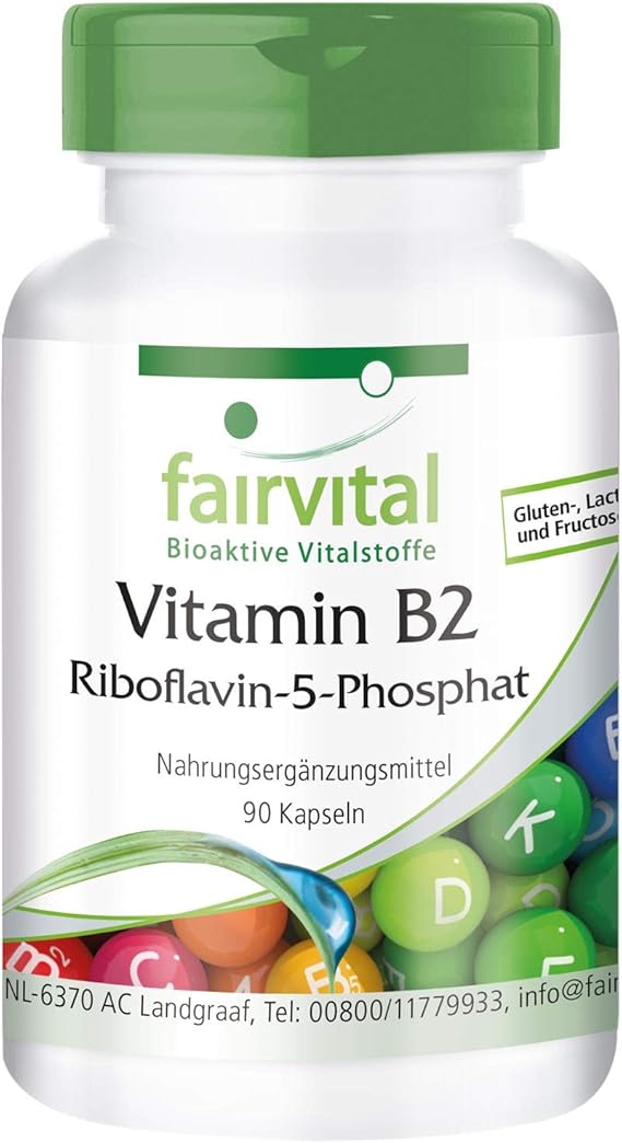 Riboflavin5Phosphate high dose Vegan 90 Capsules Vitamin B2