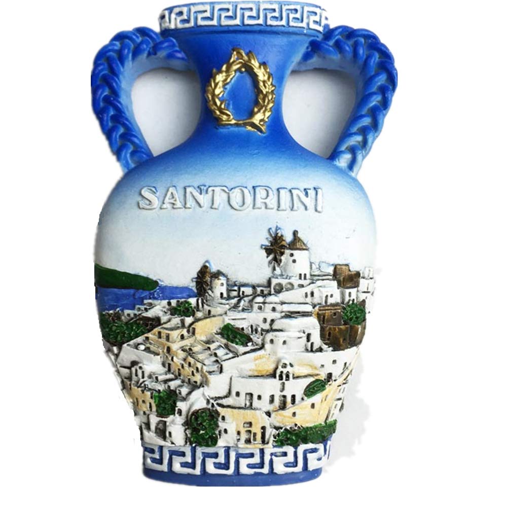 3D Santorini Greece Fridge Magnet souvenir Sticker Souvenir, Home & Kitchen Decoration Greece refrigerator magnet