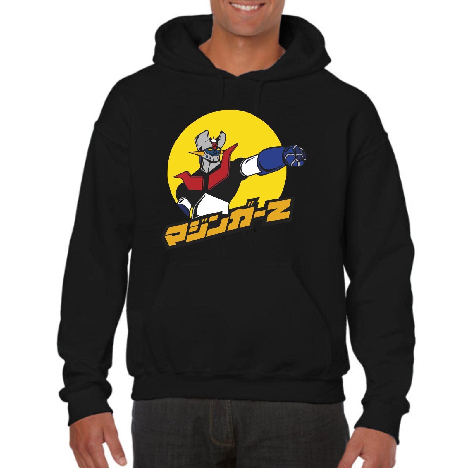 Camiseta De Hombre MZ Anime Manga Retro 80 Puños Fuera Mech Z 014