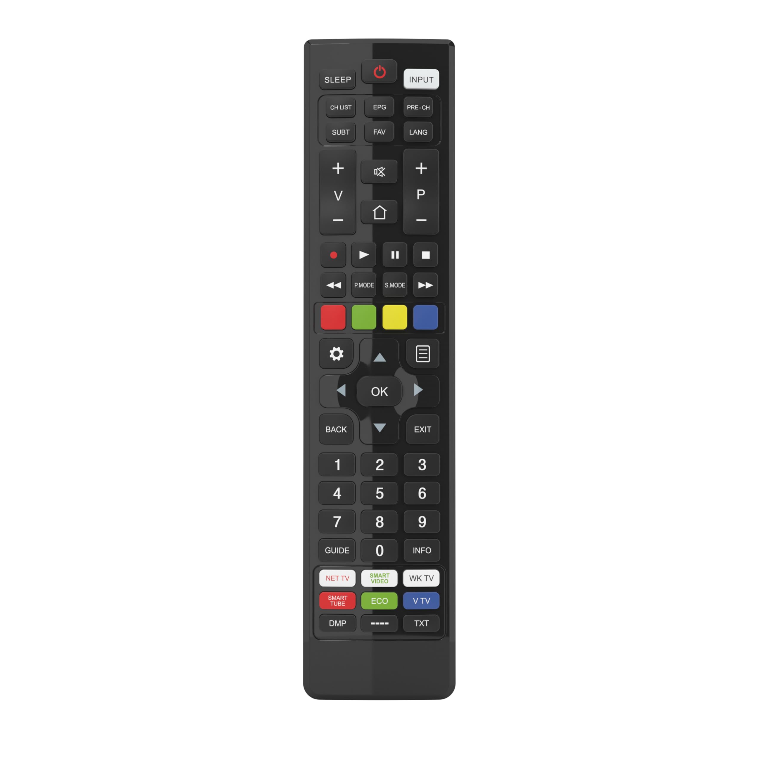Superior Electronics Replacement Remote Control Hisense - Universal Remote Control for All Hisense TVs - Ready to Use Without Programming - Compatible with Smart TVs - Black - SUPTRB028