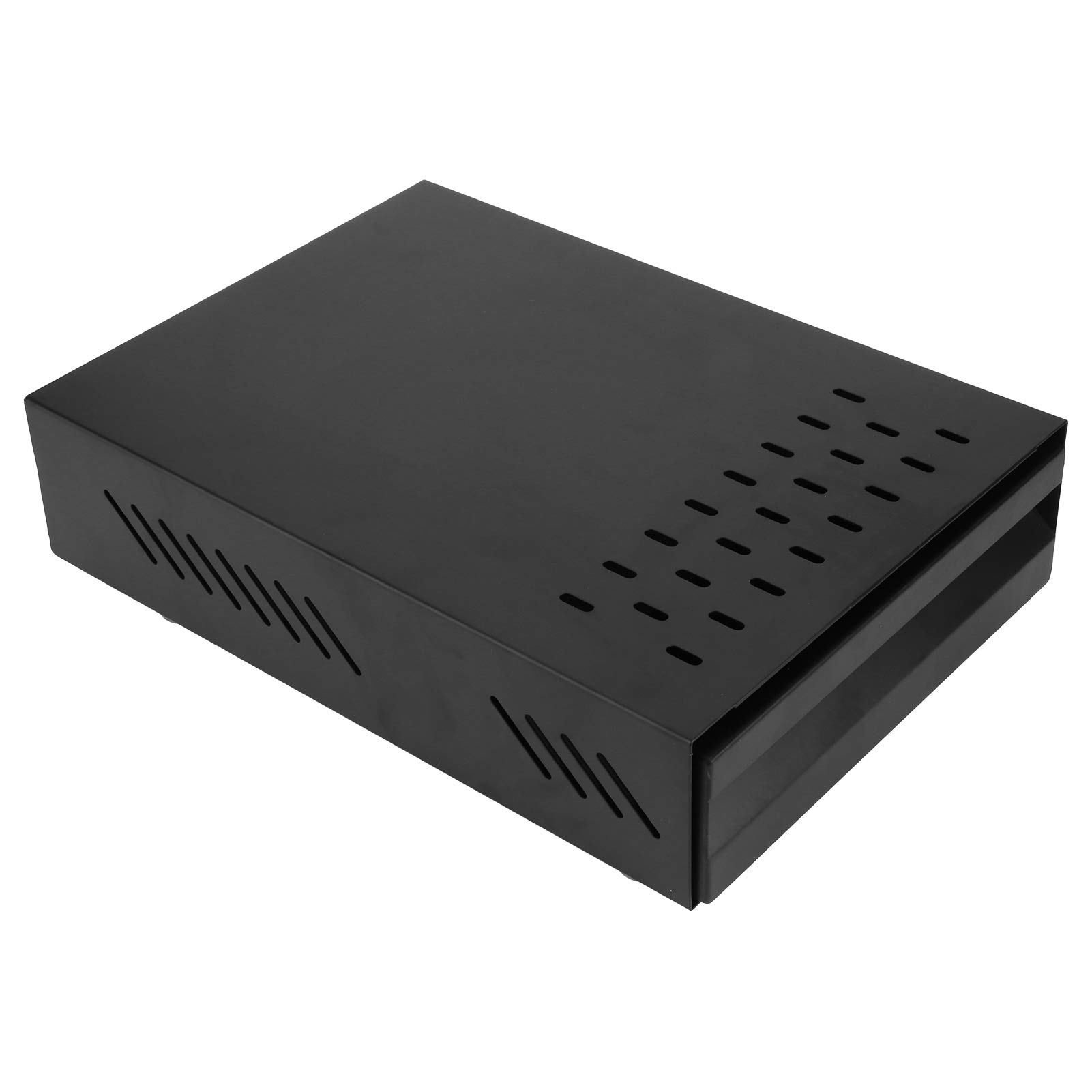 Desmontable Resistente a la oxidación Cuatro alfombrillas antideslizantes Caja de golpe de café Cajón de contenedor de posos de café Caja de golpe para Prensadores de café (Black rod, Black box)