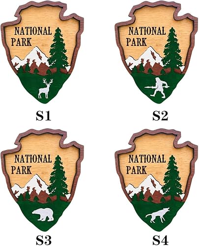 Miniatura 8 de Letrero de bienvenida personalizado del servicio del parque nacional, letrero de bienvenida personalizado para el parque nacional, letrero de