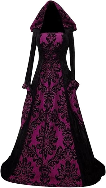 OIOLOYJM Renaissance Costume Women Medieval Sexy Plus Size Witch Vampire Gothic Halloween Costumes Woman 2025 Clothes Dresses