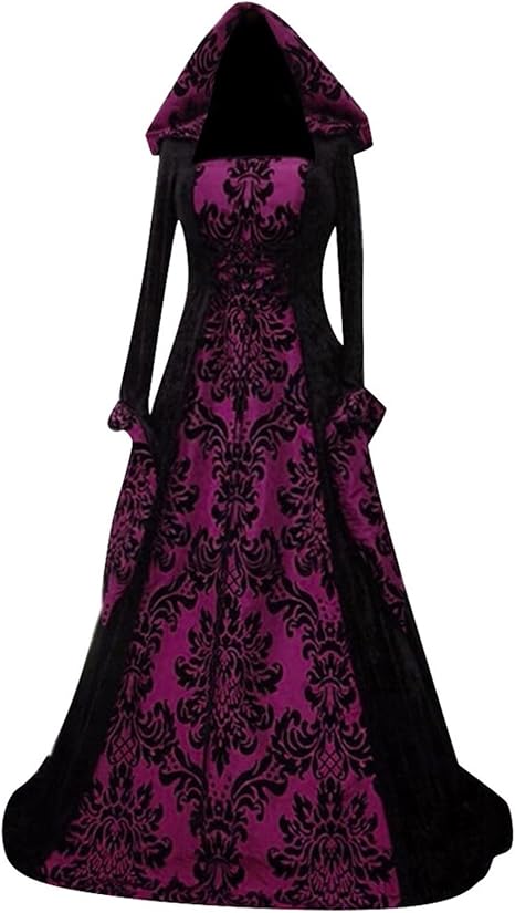 OIOLOYJM Renaissance Costume Women Medieval Sexy Plus Size Witch Vampire Gothic Halloween Costumes Woman 2025 Clothes Dresses