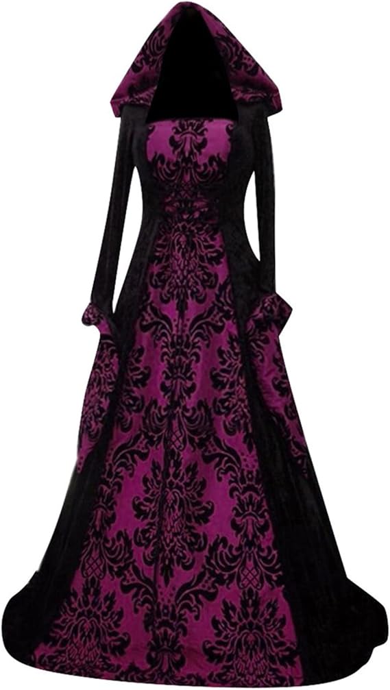 OIOLOYJM Renaissance Costume Women Medieval Sexy Plus Size Witch Vampire Gothic Halloween Costumes Woman 2025 Clothes Dresses