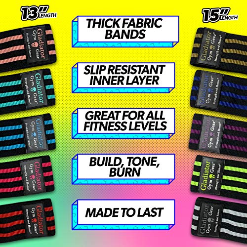 Glute Bands For Women, Non Slip Resistance Bands Fabric. Glute Loop Glute Bands For Men. Booty Bands Fabric Resistance Bands Set. Glute Band Workout Bands For Legs And Butt. Fabric Bands Resistance