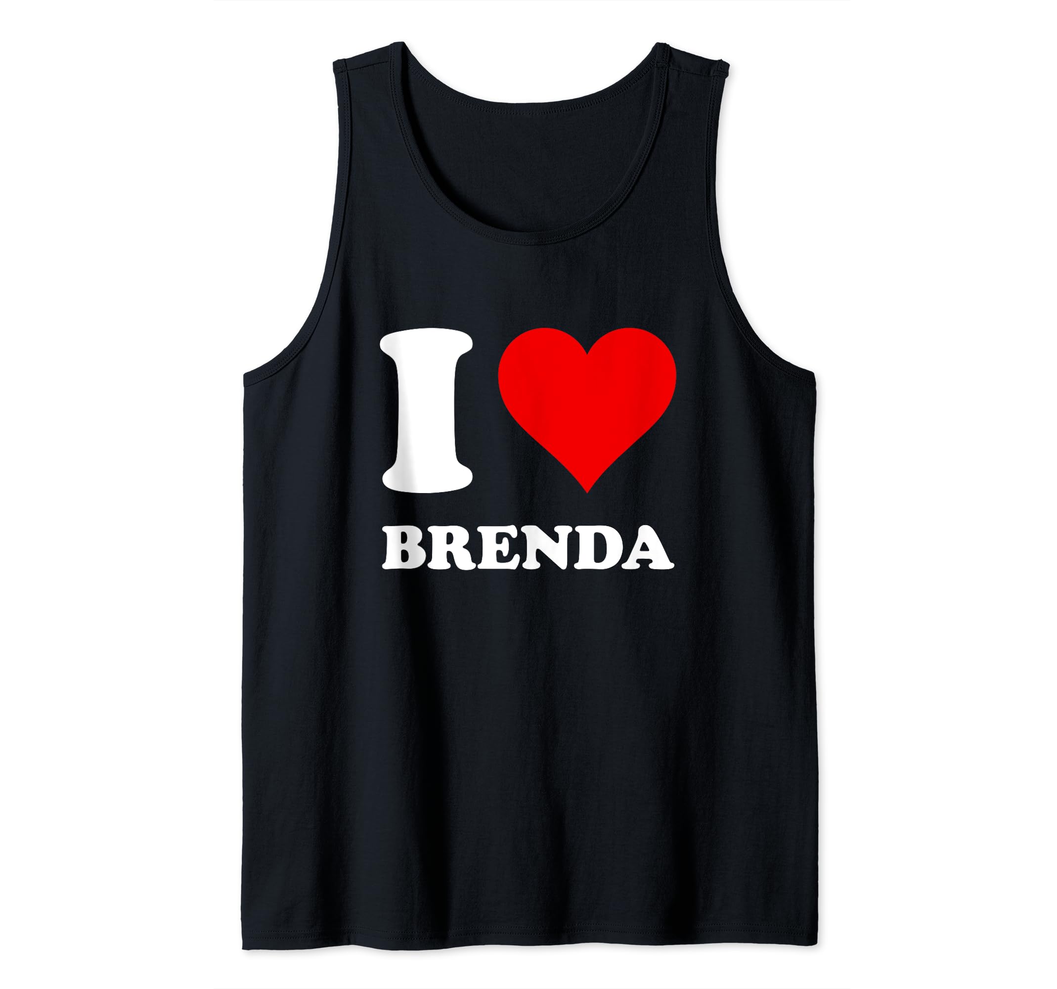 I Heart BrendaRed Heart I Love Brenda Tank Top