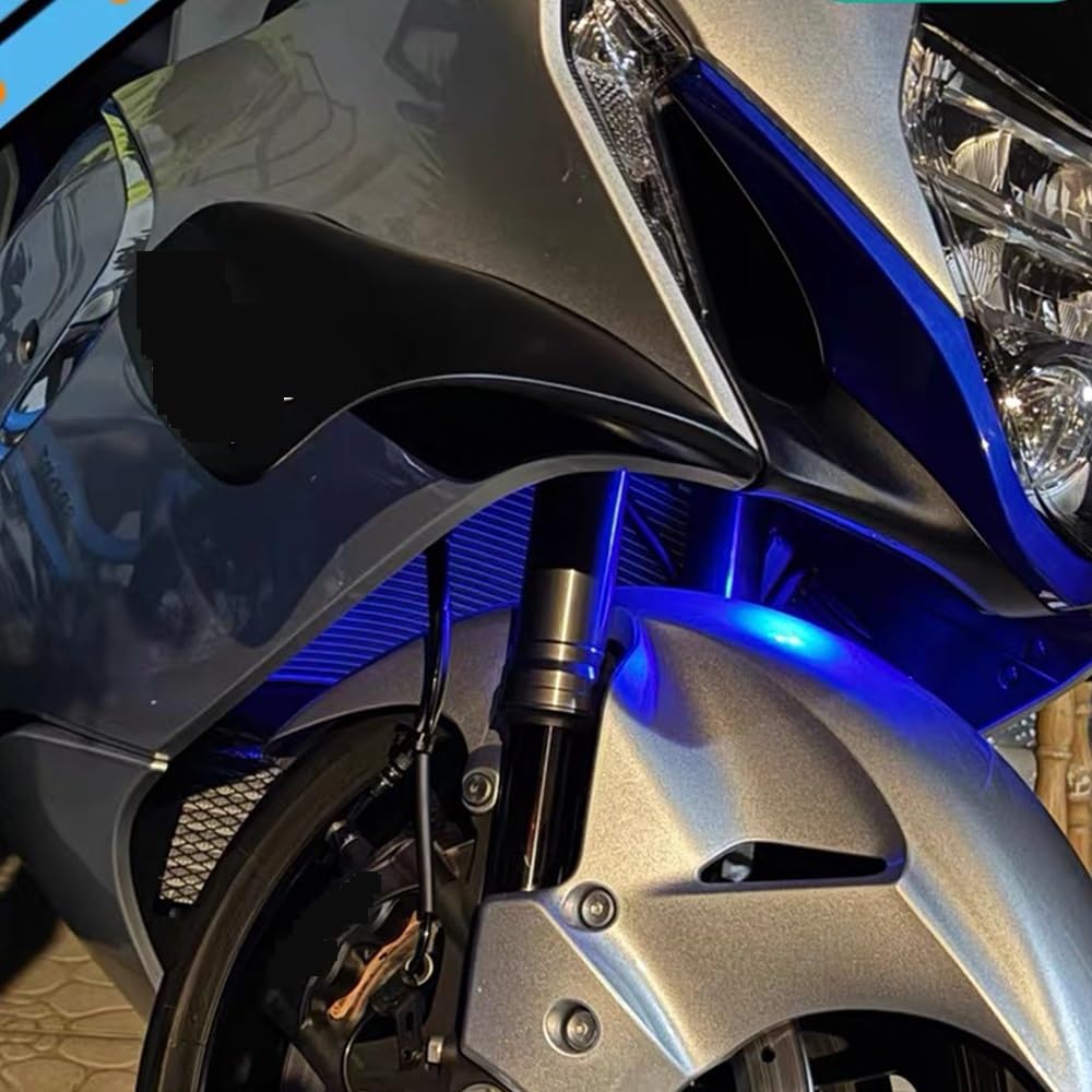 Wingletów Motocyklowych Pasuje do GSXR 1300 GSX-R1300 GSX-R1300R GSX1300R 2021-2024 boczne skrzydło przedniej szyby aerodynamiczne lotki naprawiono Przednie Aerodynamiczne Winglety