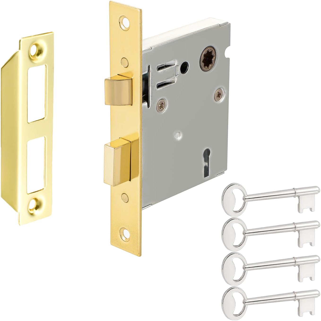 Upgraded Mortise Lock Replacement Parts, Vintage Old Style Indoor