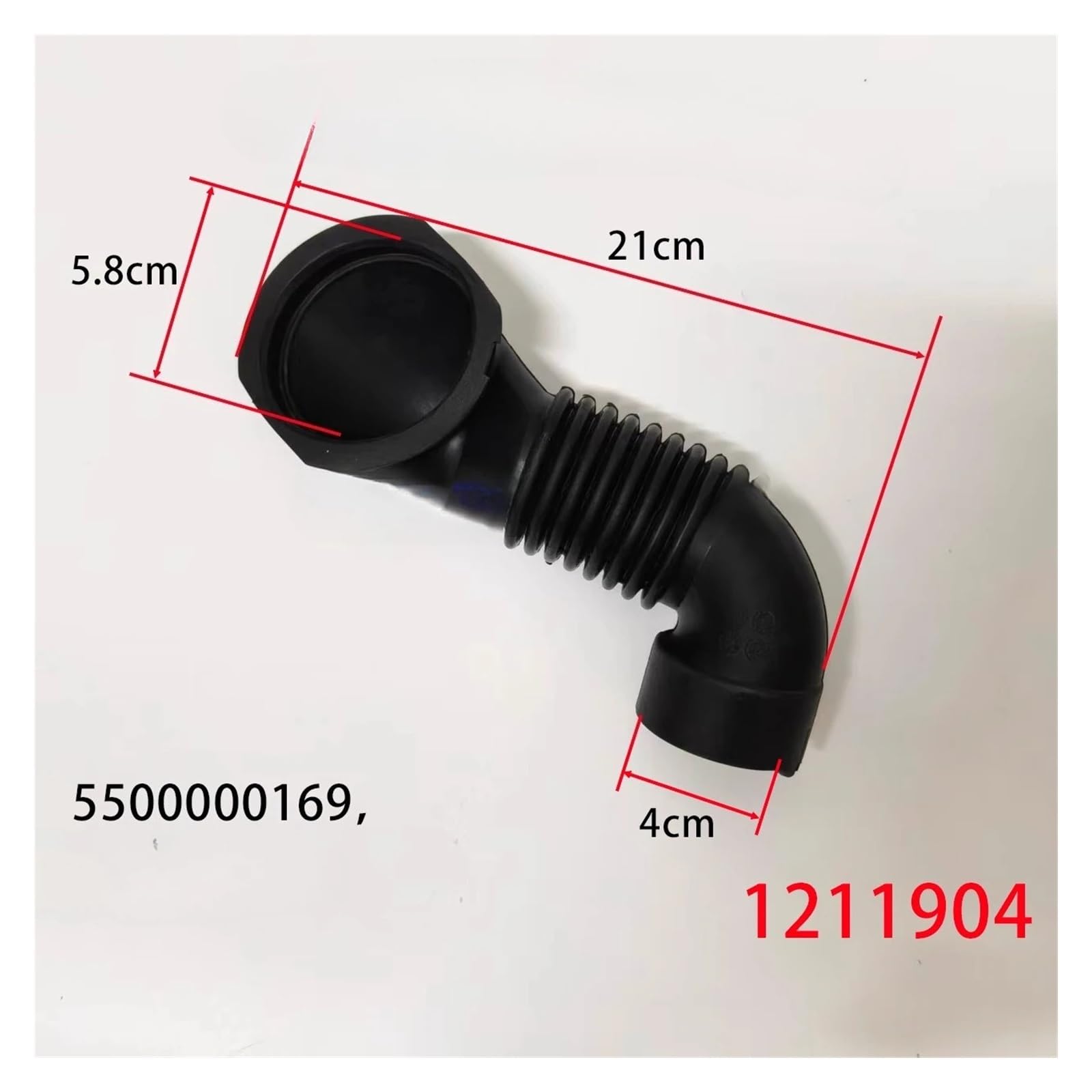Compatible con manguera flexible for lavadora de tambor Siemens 5500000169