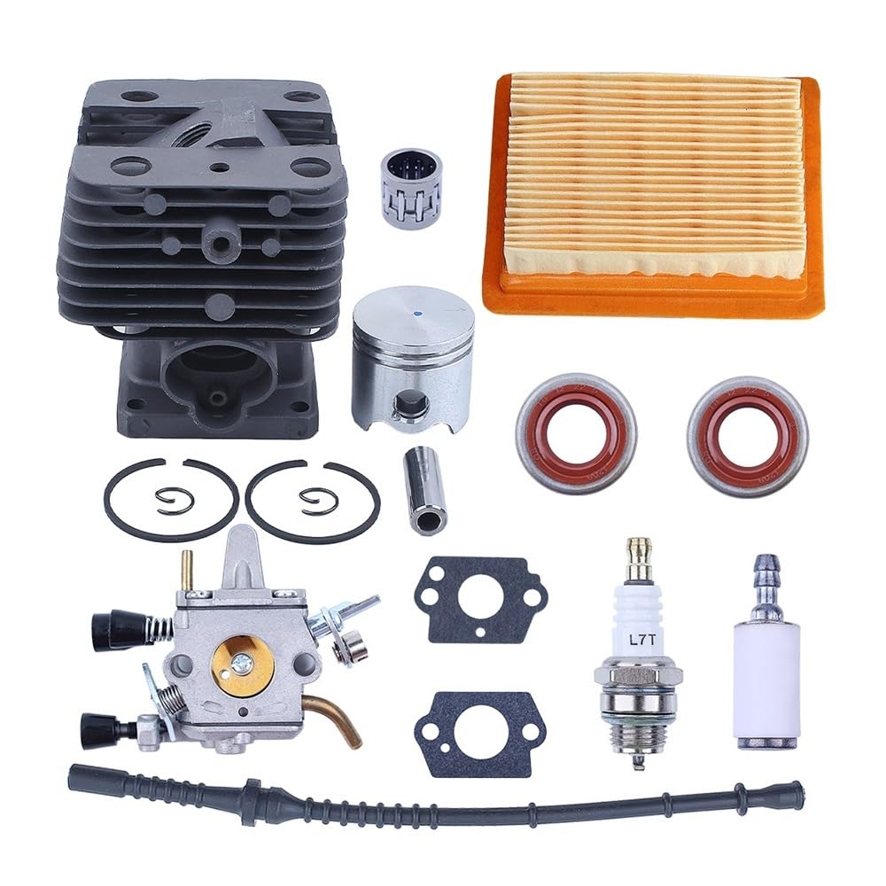 Remplacer carburateur et piston débroussailleuse FS120 FS200 FS250 35mm