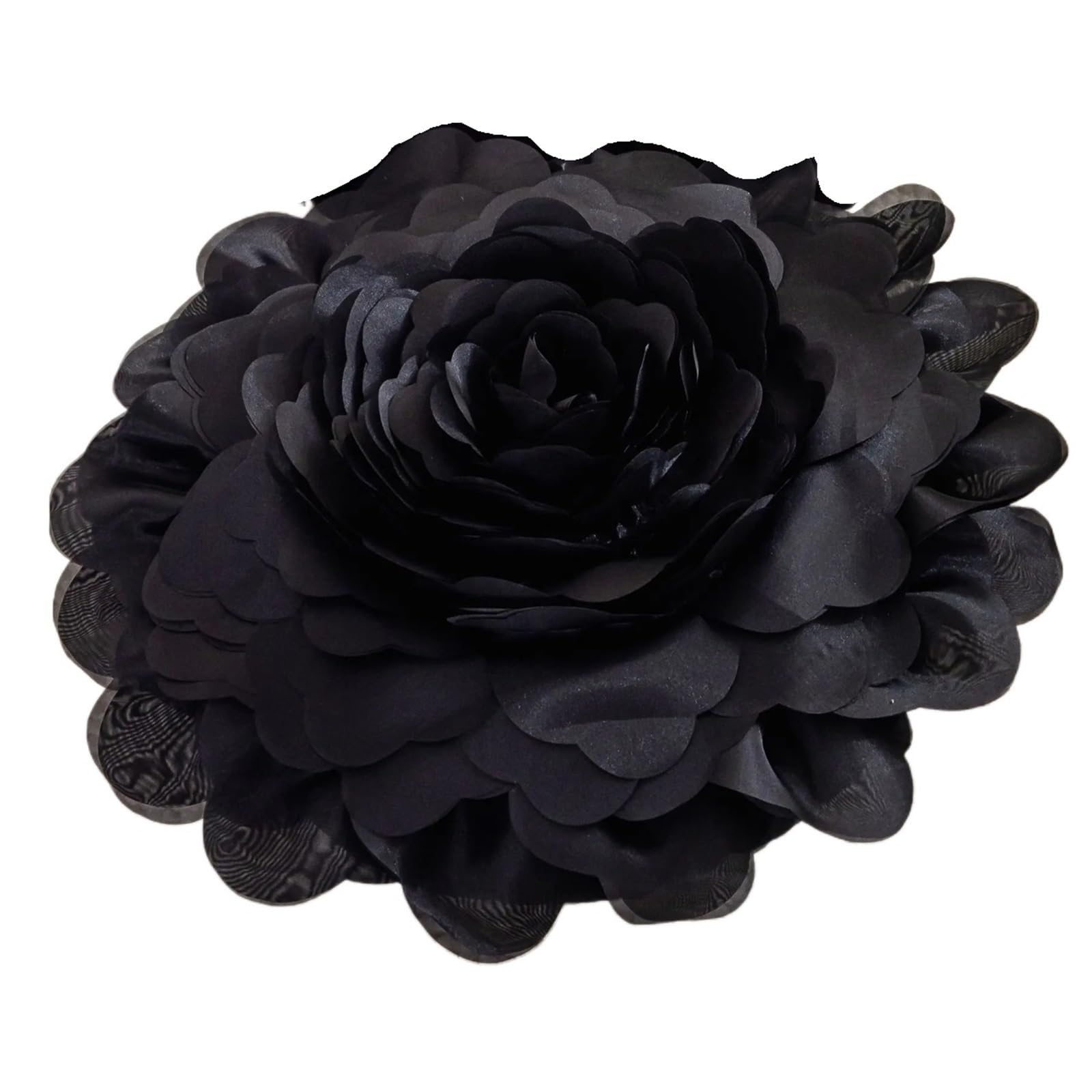 LCKKJHG Princess Wind Three-dimensional Tulle Flower Pillow Cover Luxury Ins Bedroom Bedside Cushion Floating Window(Color-15)