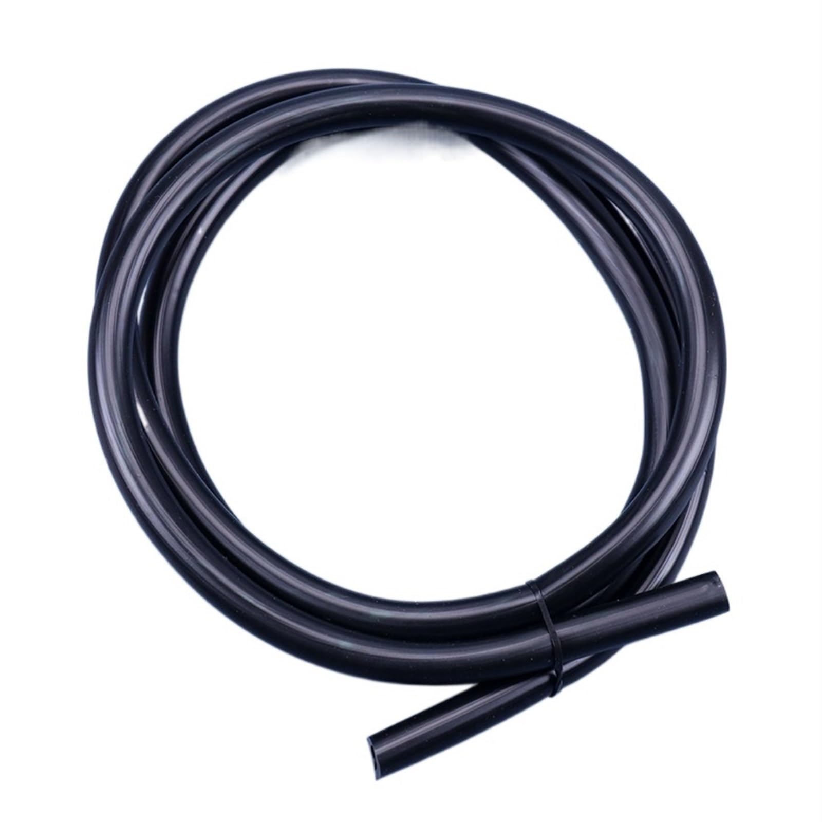 High Temp Resistant Flexible Silicone Tube， Rubber Tubing Silicone Petrol Fuel Line Hose 5x8mm 1 Meter Multicolor(Black)