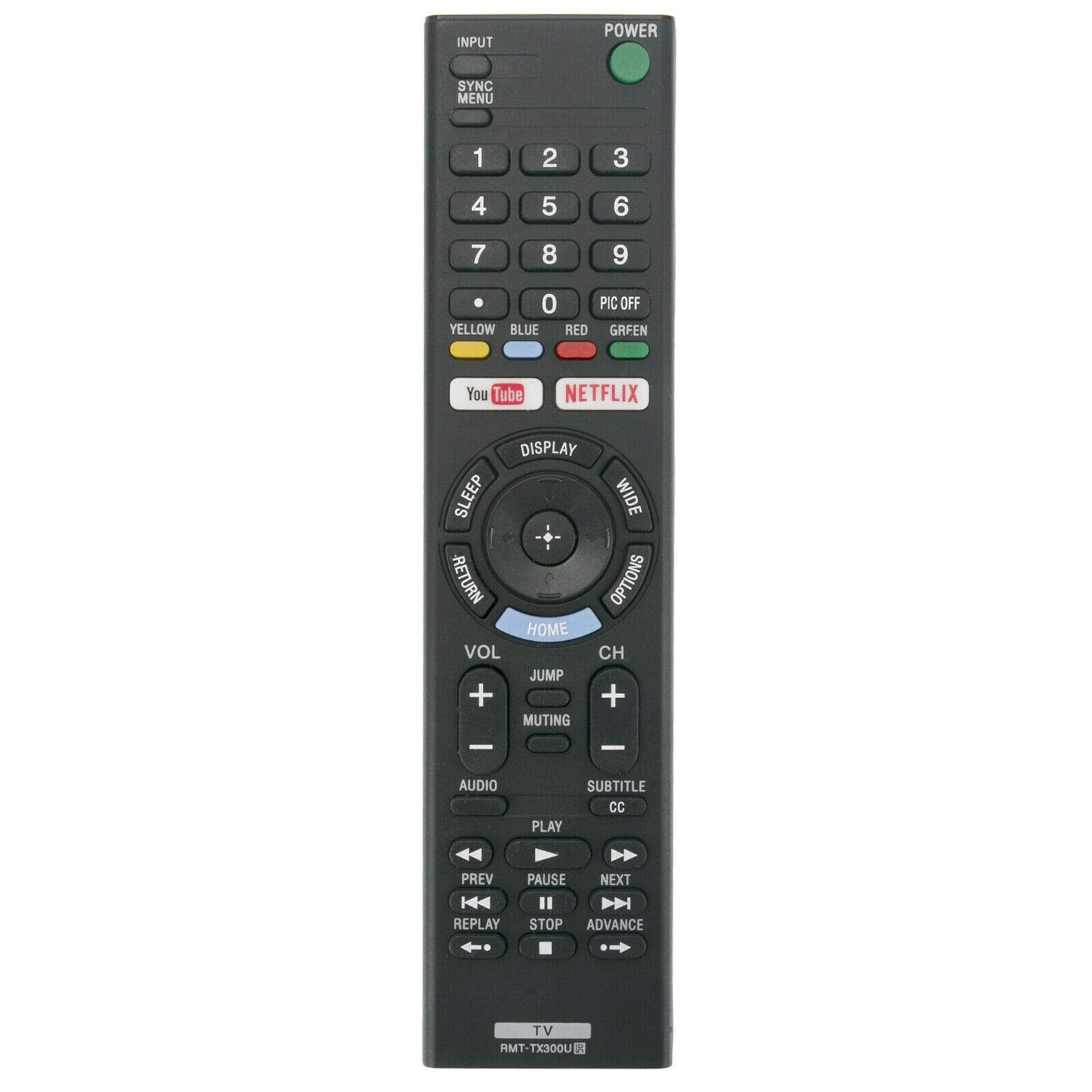 Amazon.com: RMT-TX300U Remote Control Replace for Sony Smart TV Amazon.com: RMT-TX300U Remote Control Replace for Sony Smart TV
