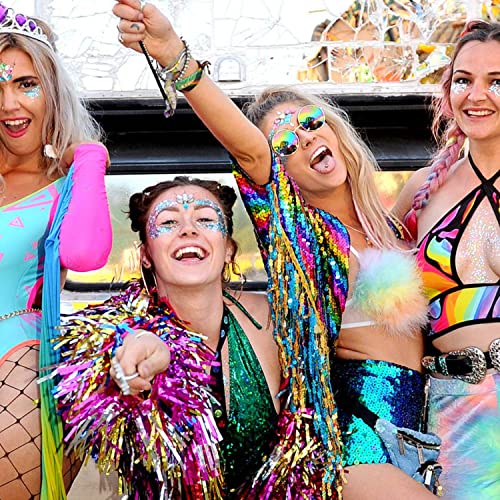 Face Gems Jewels Stick For Women Mermaid Body Face Eye Jewels Rave Party Club Luminous Hair Body Gems Jewels Gift For Kids Costume Cosplay Face Makeup Temporary Tattoos #TOP5