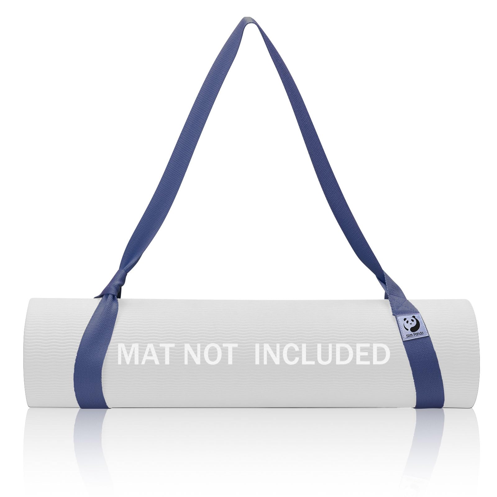 Slim Panda Yogamatte Tragegurt aus Baumwolle, 180CM Verstellbare Yogamatten Carrying Strap für alle Yogamatten Größen, Elastisch Yoga Gurt für Pilates,Dehnen und Fitness (Yoga Mat Not Included)