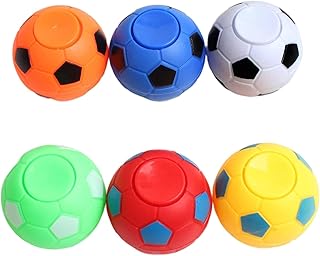 Soccer Ball Fidget Spinners - Hand Fidget Spinner Soccer Balls, Stress Relief Football Toys 3.5 /5.5cm Rotatable Fidget Soccer Balls, Relief Vent Toys , for Kids Adults Random one Desk Toys