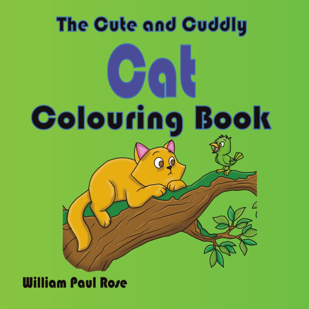 The Cute and Cuddly Cat Colouring Book