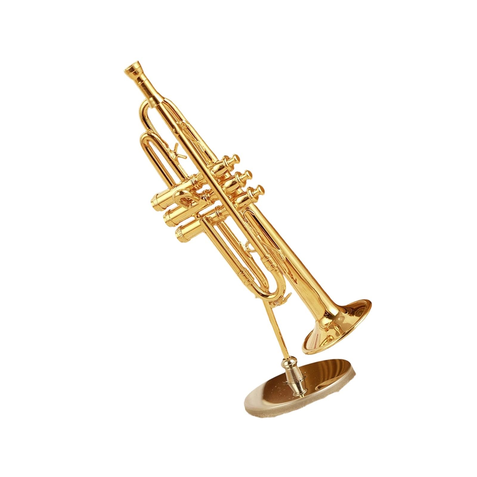 ZXFJYUIP Wind Instrument Models Clarinet French Horn Oboe Golden Flute(1)