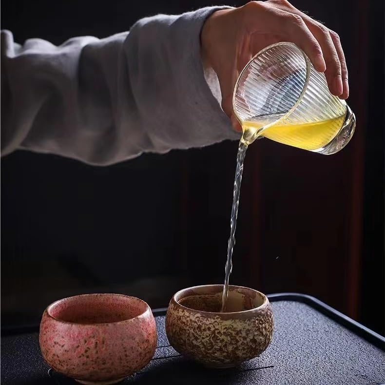 GSOUL Kungfu Tea cup Retro Ceramic Teacup Japanese Stoneware Handmade Tea Bowl Household Single Cup Kung Fu Small Tea Cups