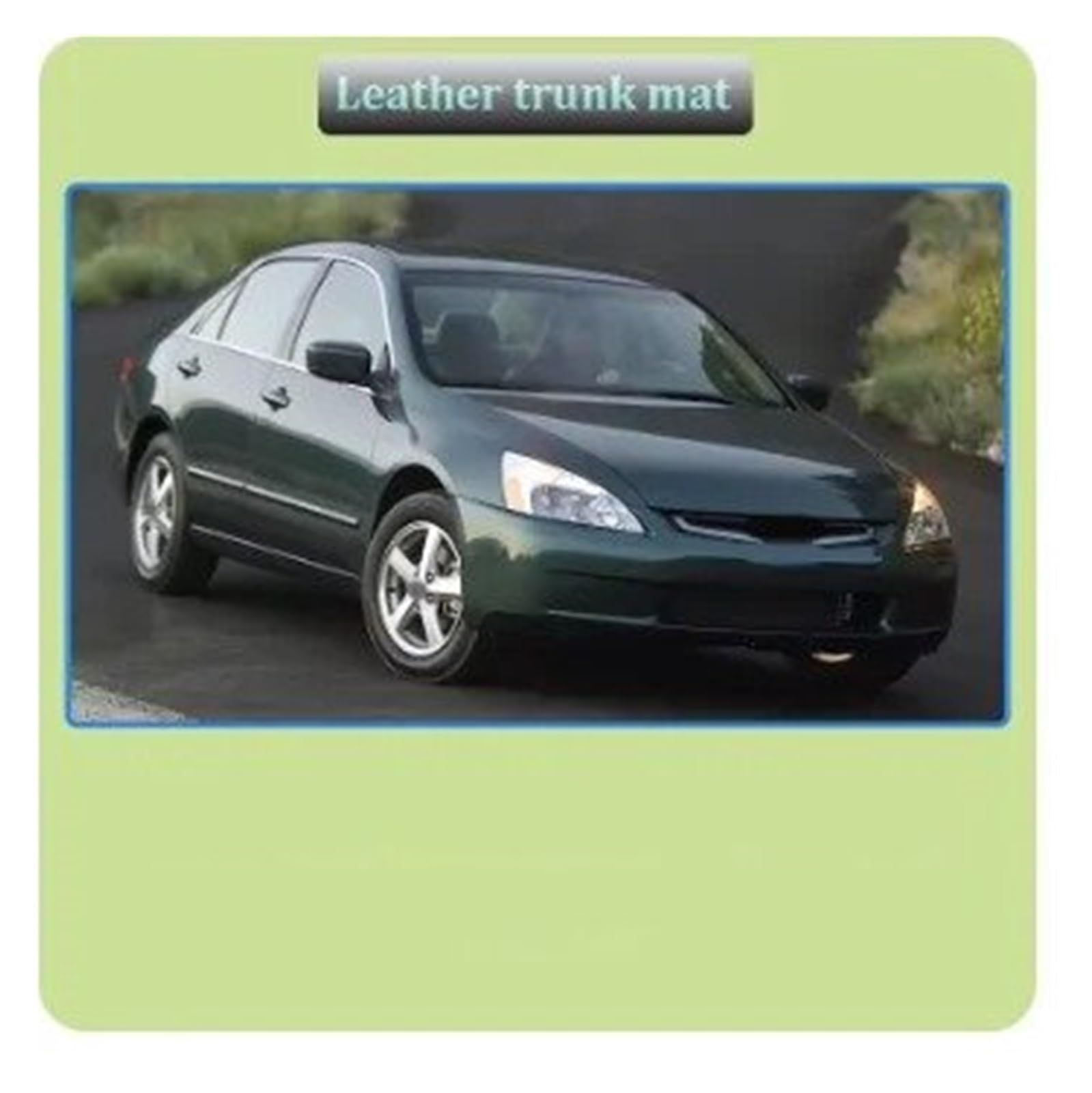 Kofferraumwanne Für Accord 7th Sedan 2003–2007 Auto-Kofferraummatten Leder-Aufbewahrungs-Pad Fracht-Kofferraum-Teppich Anti-Schmutz-Liner Schutzfrachtmatte(Black red)