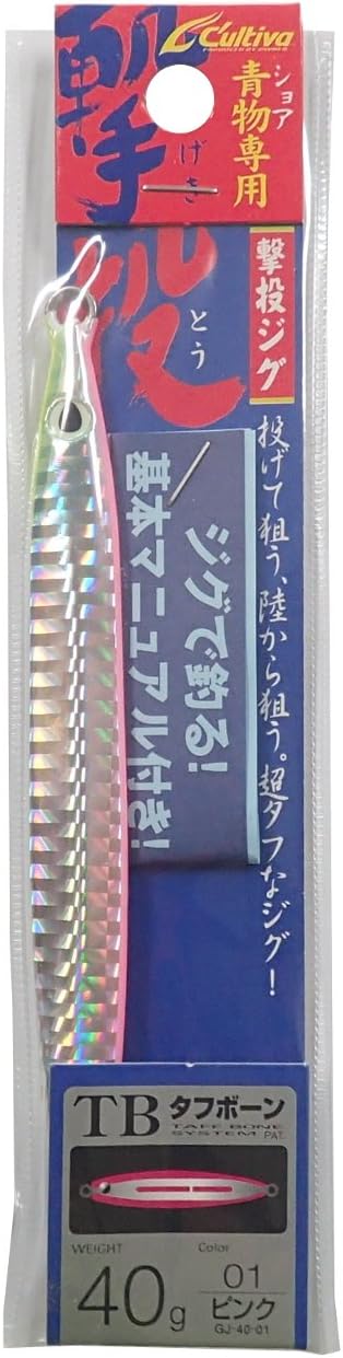 Owner (Owner) Metal Jig Lure gj – 40 撃投 Jig G Pink # 01 31844
