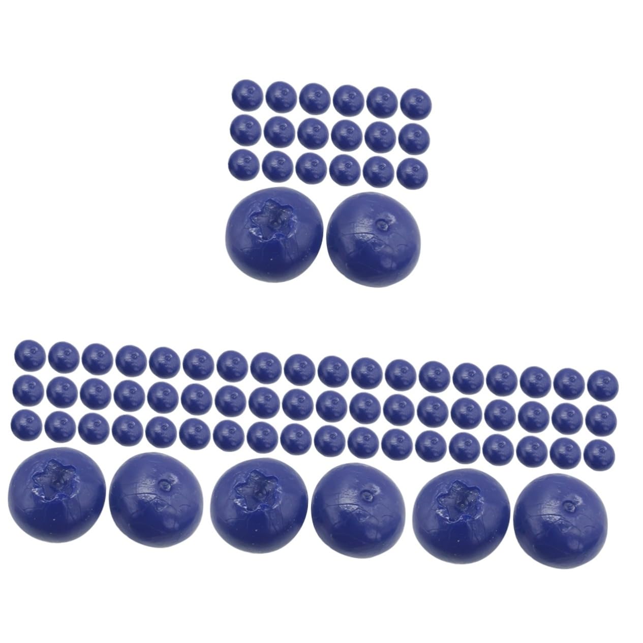 Unomor 80 Pcs Blueberry Model Layout Scene Decor Simulation Blueberries Decor Artificial Blueberries Decors Simulation Fruit Lifelike Artificial Fruit Simulation Blueberries Model