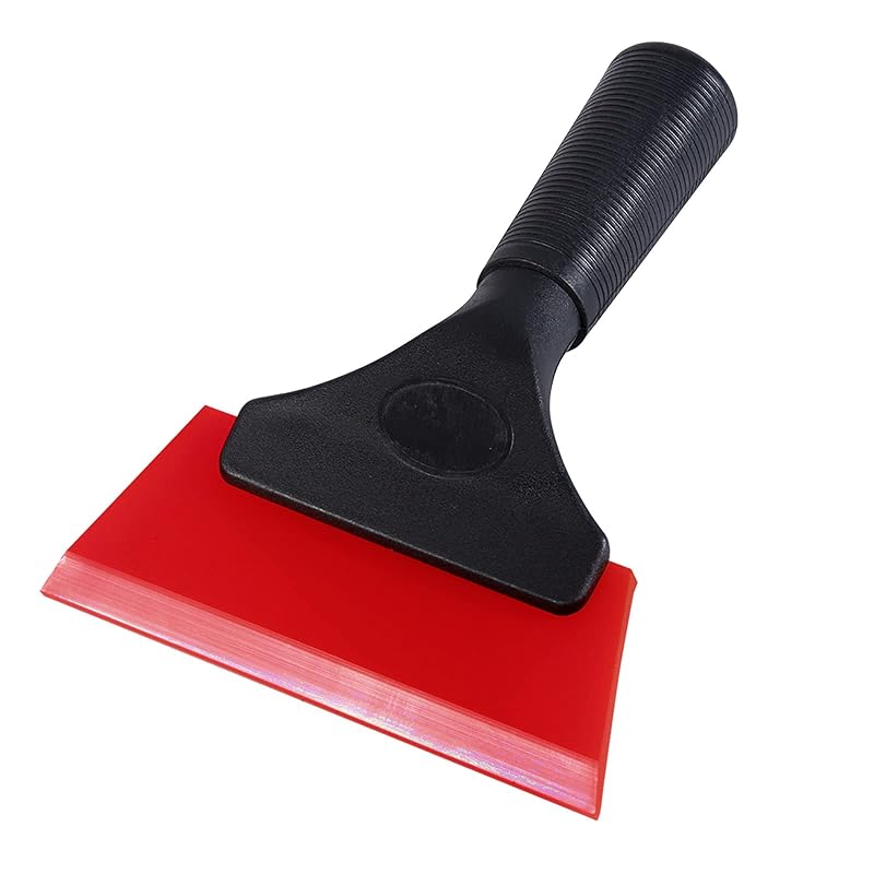 Rodo Pequeno FOSHIO com Lâmina de Borracha de 13 cm para Limpeza de Vidros, Espelhos e Janelas F32