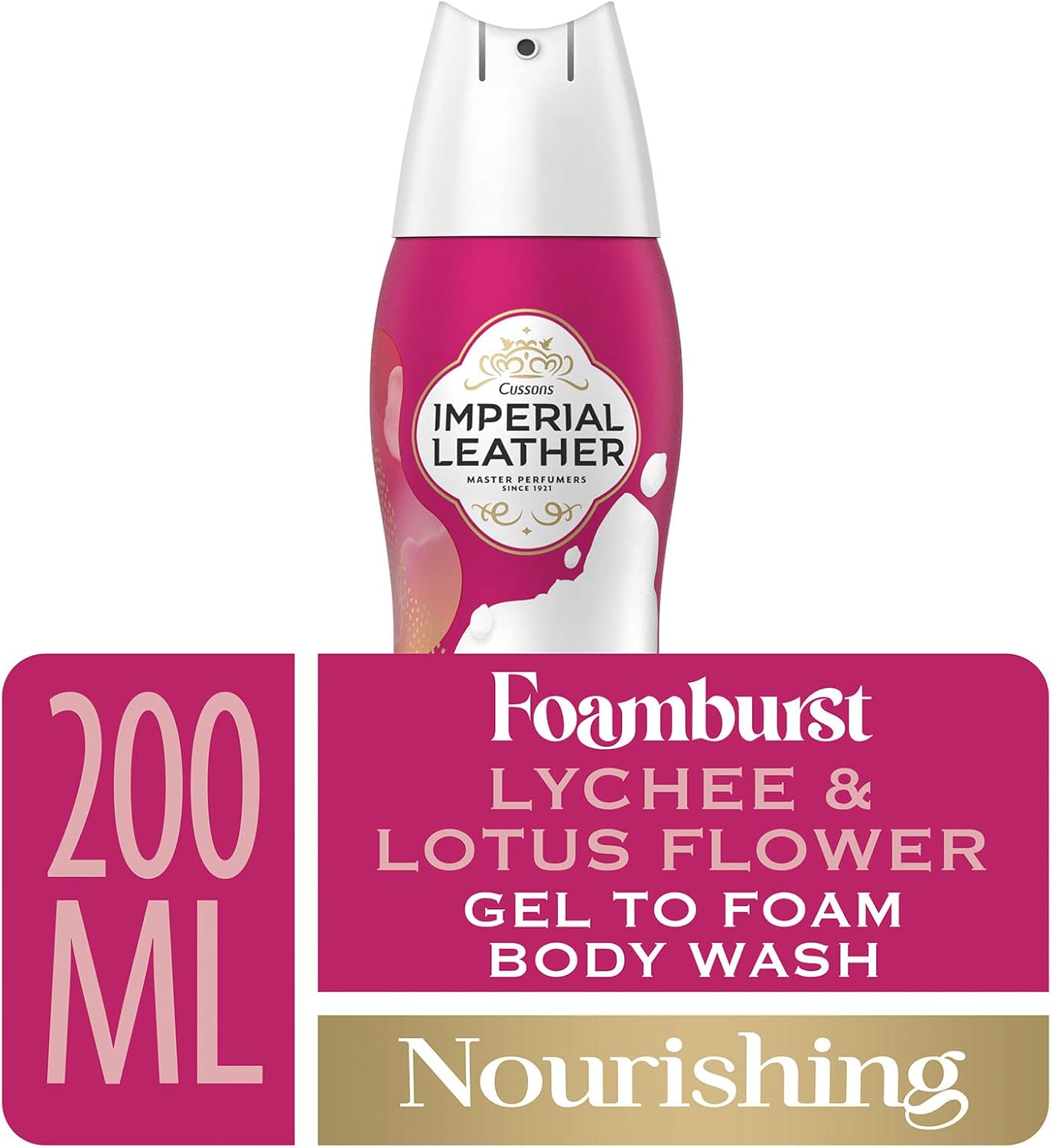 Imperial Leather Foamburst Nourishing Body Wash, Lychee & Lotus