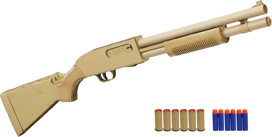 Amazon.co.jp: ノーブランド品 ダンボールショットガン工作キット