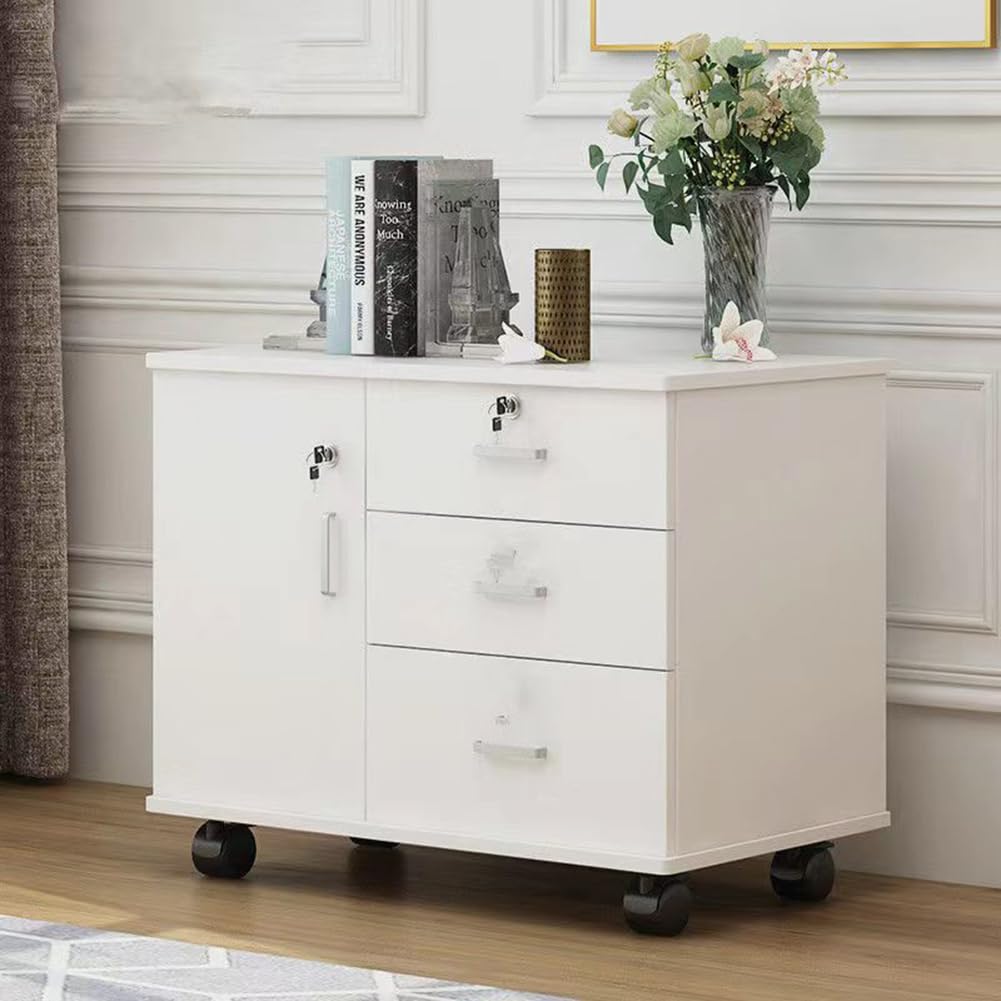 Amazon.co.jp: QD-WST デスクワゴン サイドワゴン キャビネット