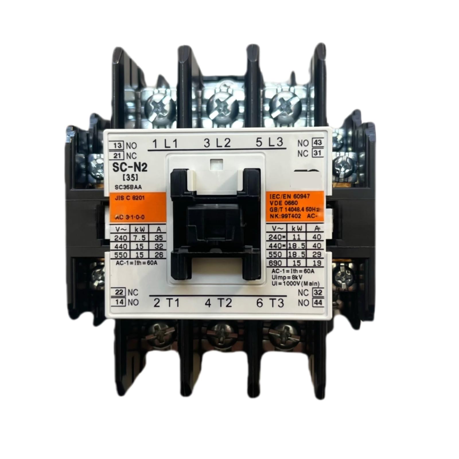 HKEJSJWA SC-N2 Contactors, AC110V, AC220V, AC380V Electromagnetic Contactor(AC380V)