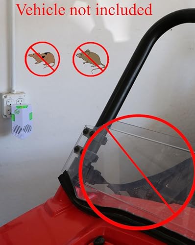 Miniatura 9 de Cleanrth CR008, avanzado sistema repelente de roedores ultrasónico, repelente superior de roedores