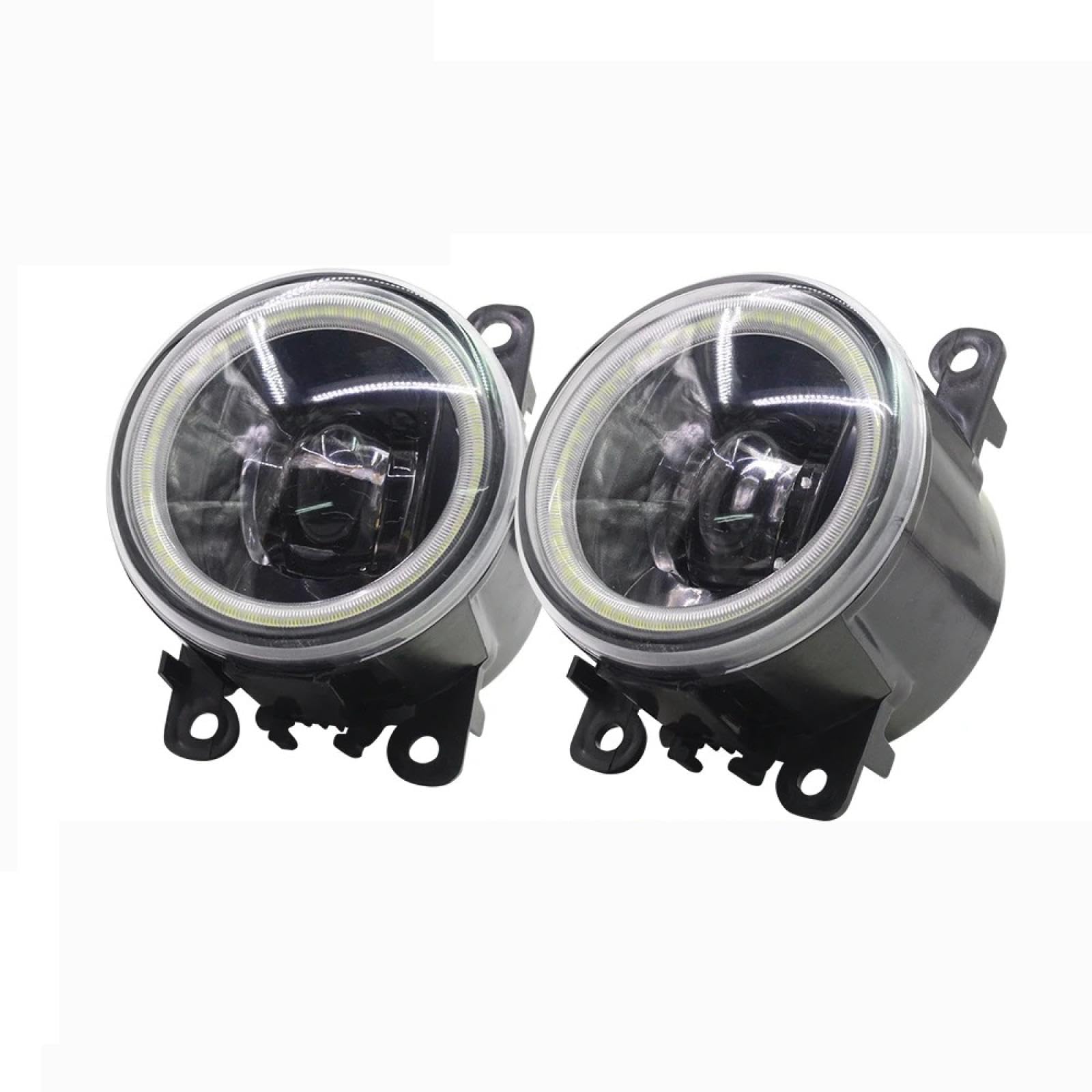 Mistlampen Dla Figo Dla Ka+ Dla Ka 2015 2016 żarówka LED samochodowa H11 przednie światło przeciwmgielne Angel Eye światło do jazdy dziennej DRL 4000 Dla lm 12V
