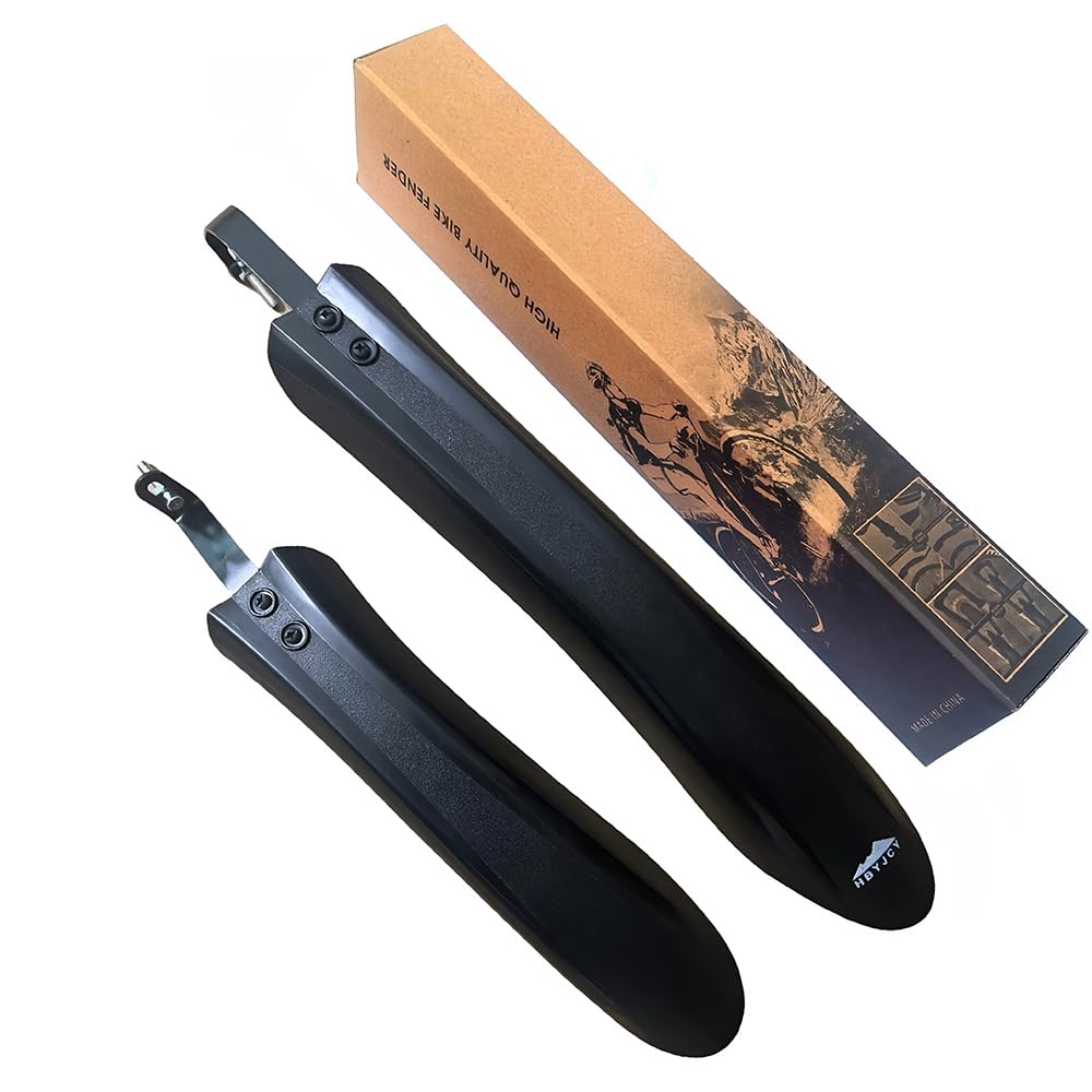 Bike Mudguard Set, Bike Fender for 24-29" bikes, Quick Release Bicycle Fenders, Front and Rear Mud Guard Fenders for MTB, Road Bike, Against Splashing Water and Dust (F-0230) — image 1