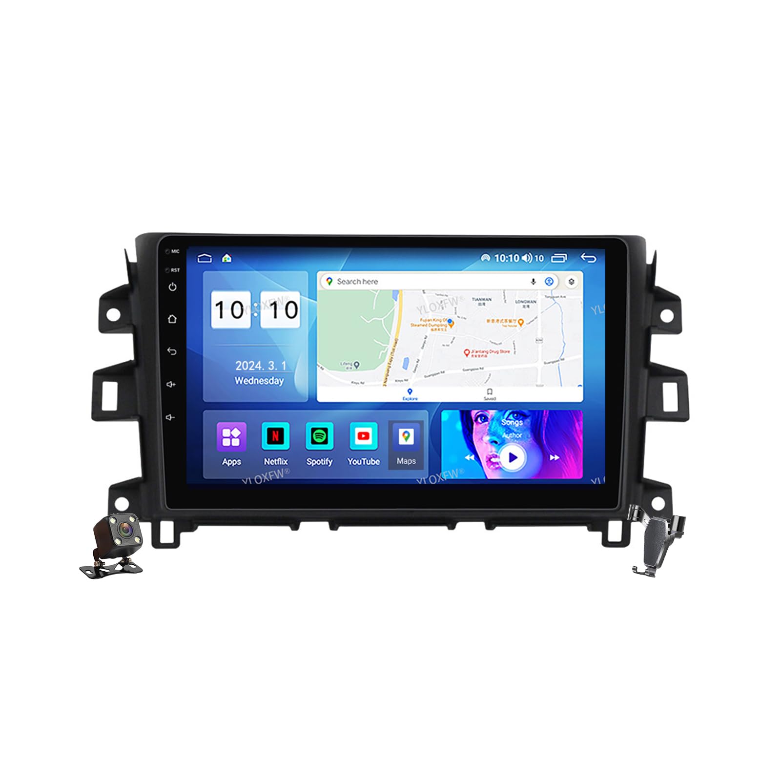 Pantalla multimedia de 9 pulgadas para renovar el sistema de la Frontier 8